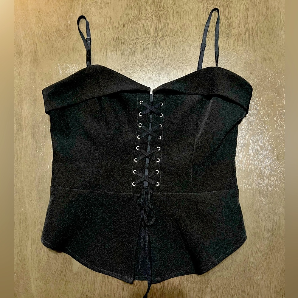 Express Zip Up Corset Top 🏴‍☠️